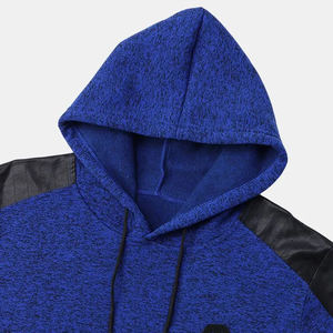 Best Selling Men's 100% Cotton <b>Hoodies</b> Custom Designed Solid Warm Fleece Plain Dyed for Winter Plus Sizes up <b>3XL</b> 6XL Available - Product Image 3