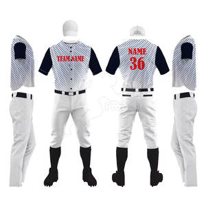 เครื่องแบบเบสบอลสำหรับทุกเพศเครื่องแบบเบสบอลน้ำหนักเบาออกแบบโลโก้ได้ตามต้องการ - Product Image 1