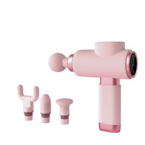 Mini Pistola de Masaje Portátil sin Escobillas con 4 Cabezales y Calor para Gimnasio, Recuperación Física, Relajación Corporal Completa, Percusión de Tejido Profundo - Product Image 1