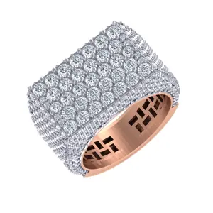 Luxury Design Fine Jewelry Rings Pure Plain 18k 14k 9K Gold Ring Real Solid Wedding For Men Women Gold Plated CLASSIC