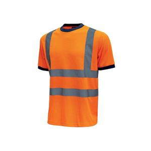 Camiseta Reflectante de Seguridad con Purpurina Naranja Fluo, Paquete Múltiple, Ropa de Seguridad, - Product Image 1