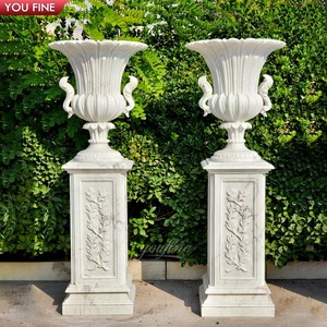 <span class=keywords><strong>Pot</strong></span> de fleurs YOUFINE <span class=keywords><strong>en</strong></span> marbre naturel sculpté à la main pour jardin extérieur, villa de luxe - Product Image 3