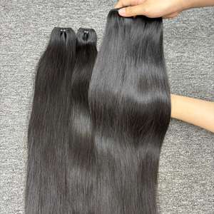 ผมตรงธรรมชาติเป็นเส้นผมแท้100% ผมคนจากเวียดนามผมดิบหนึ่งผู้บริจาค - Product Image 2