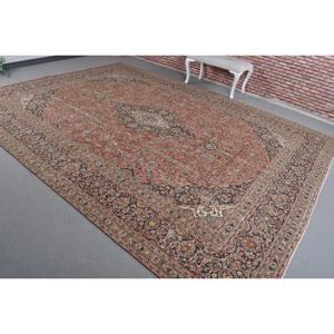 0.8x12.7 ft <b>Runner</b> Turkish Rug, Vintage Rug, <b>Red</b> Black Patchwork Wool Rug - Product Image 2