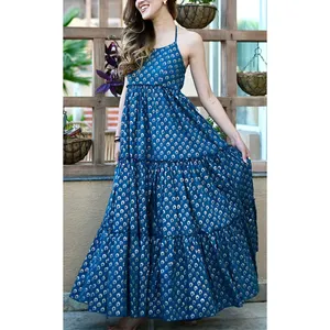 女性花式长款设计工装，各种尺寸均可提供新款舒适轻便派对服装印花工装