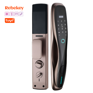 Nouveau design de haute sécurité Tuya App sécurité serrure de porte biométrique empreinte digitale mot de passe déverrouiller serrure intelligente sans clé pour la maison hôtel - Product Image 1