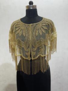 เสื้อปอนโชของผู้หญิงปักเลื่อมดีไซน์ใหม่ปักเลื่อมทันสมัยเสื้อตอนเย็นสำหรับสาวๆเสื้อผ้าลำลองสำหรับฤดูหนาวฤดูใบไม้ร่วงดีไซน์ใหม่2023 - Product Image 2