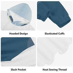 Sudadera personalizada de algodón de rizo francés para hombre, sudadera transpirable con capucha, patrón sólido, comodidad de invierno, teñido liso - Product Image 4