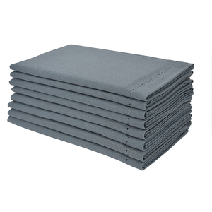 Ensemble de textiles de maison 100% coton 180 GSM 18 \ "X18 \" Leading Woven Fabric Top Exportateur Beautiful Grey Piccoding Design 8pcs - Product Image 1