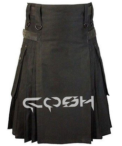 Kilts de utilidad góticos más vendidos, diseño moderno de alta calidad, correas de cuero de algodón, nueva ropa tradicional para fetiche - Product Image 3