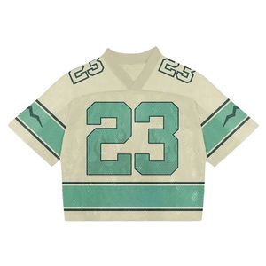 Nuevo diseño para hombre, juego de entrenamiento transpirable, tela de malla de poliéster, camiseta de ventilador, rendimiento duradero, camisetas de fútbol americano - Product Image 3