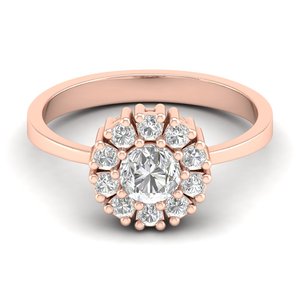 Bague de fiançailles REYES de haute qualité en or massif 14 carats plaqué rhodium, diamant de laboratoire HPHT CVD taille ronde 0,7 ct - Product Image 6