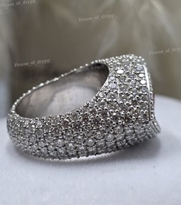 Eye Shape 925 Silver Cocktail <b>Ring</b> With Marquise Color Stone Handmade Setting Women's Luxury <b>Statement</b> <b>Ring</b> - Product Image 4