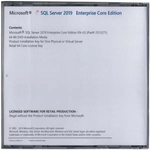 SQL Server 2019 Enterprise ชุดขายปลีกแบบ DVD สำหรับใช้งานออนไลน์ พร้อมคีย์ลิขสิทธิ์เปิดใช้งานออนไลน์ตลอดชีพ 100% สินค้าใหม่แกะกล่อง แพ็คเกจครบ มีสินค้าพร้อมส่ง - Product Image 4