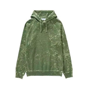 Nouvel arrivage d'hiver ODM lavage à l'acide 100% coton pull lourd sweat à capuche brodé pour hommes grande taille hommes sweats à capuche taille adulte - Product Image 1