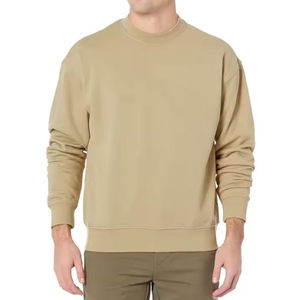 Sudadera de Forro Polar Ligera Extra Grande para Hombre, 100% Algodón, Diseño Sólido, Cálida para Invierno, Uso Diario Activo - Product Image 3