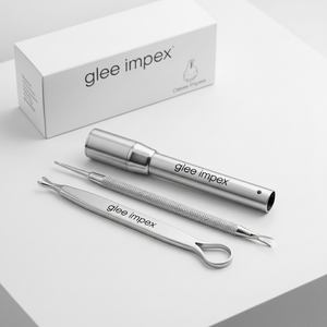 Extracteur de points noirs et d'acné professionnel Glee Impex Advanced Facial, en acier inoxydable, pour le soin de la peau et le traitement de l'acné - Product Image 2