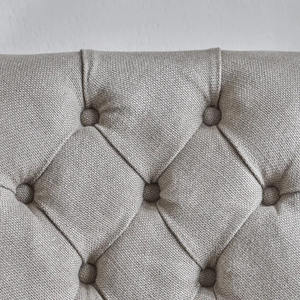 เก้าอี้ทานข้าวไม้สักแท้สไตล์โมเดิร์น พร้อมโฟมและผ้าหุ้ม สำหรับเฟอร์นิเจอร์ภายในบ้าน เหมาะสำหรับห้องนั่งเล่นในอพาร์ตเมนต์ - Product Image 6