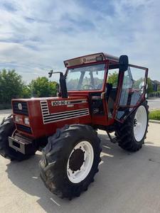 Tracteur agricole allemand d'occasion FIAT 115-90 DT à transmission intégrale bleu et rouge à vendre, doté de composants essentiels comme les roulements et la boîte de vitesses - Product Image 5