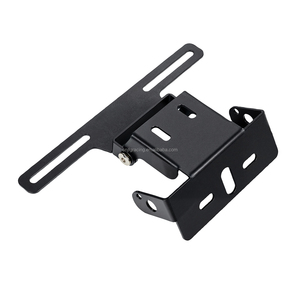 JFGRACING Motorcycle Short Tail License Plate <strong>Bracket</strong> for Sur Ron Light Bee X S Black No Modification Plug and Play Design - Product Image 1