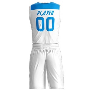 Fabriqué au Pakistan Service OEM Conception personnalisée Uniformes de basket-ball Confortable Uniforme de basket-ball sublimé pour adultes - Product Image 6
