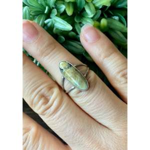Scott Skeets Fine Jewelry Tibetan Turquoise & Sterling <b>Silver</b> <b>Statement</b> <b>Ring</b> Size 7.25 Everyday Wear IGI Certified - Product Image 2