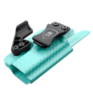 Gun & Flower IWB Oculto Carry Kydex Holster Con Retención ajustable Cant ajustable Color Azul - Product Image 5