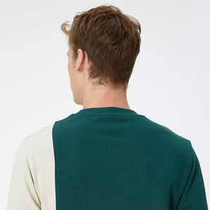 Suéter Personalizado OEM 100% Algodón para Hombre, Jersey con Bloques de Color, Cuello Redondo, Apliques, Tinte Liso, Bordado 3D, Lavado - Product Image 5