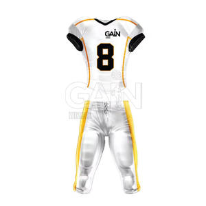 Uniforme de Fútbol Americano Personalizado con Diseño Impreso y Transpirable de Manga Corta para Hombre - Kit Deportivo al por Mayor - Product Image 1