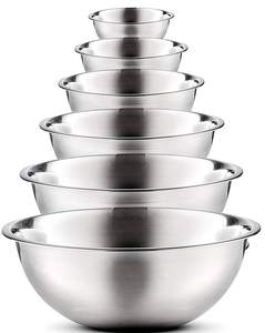 Tazón para mezclar sopa y ensalada de fideos de acero inoxidable coreano al por mayor, tazón de metal con impresiones personalizadas, producto más vendido - Product Image 1