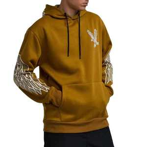 100% haute qualité poids lourd français coton éponge pull hommes personnalisé Allover strass conception à capuche Premium sweats - Product Image 6