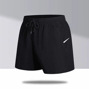 Pantalones Cortos Deportivos para Hombre, Cintura Elástica con Cordón, Bolsillo, Ligeros, de Secado Rápido, Transpirables, Ecológicos, de Lona Sólida - Product Image 6