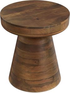 Mesa de Centro Moderna Hecha de Madera de Teca Sólida de Alta Calidad con Acabado Marrón para Muebles de Sala de Estar. - Product Image 2