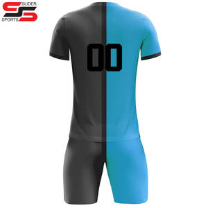 Kits de camisetas de fútbol personalizadas de fábrica, uniforme de fútbol sublimado para niños, uniforme de fútbol ajustado al por mayor - Product Image 2