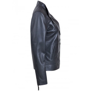 Nouveau design, meilleure qualité, prix de gros, veste confortable pour femmes en cuir pour l'hiver, veste Varsirt élégante avec logo personnalisé - Product Image 5