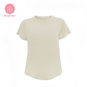 Chemises de yoga à manches courtes pour femmes à séchage rapide respirantes simples Mukasa - Product Image 5