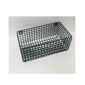 Antique Decorative Metal Wire Storage <b>Basket</b> With Black Finishing Rectangular Shape Unique Design For Home Table & Kitchen - Product Image 3