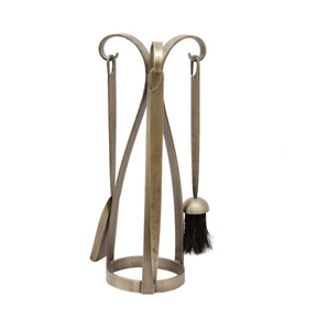 Customized Size Metal Fire <b>Tools</b> Metal Iron Black Powder Coated Finished Metal Fire <b>Tools</b> Premium Quality Iron - Product Image 3