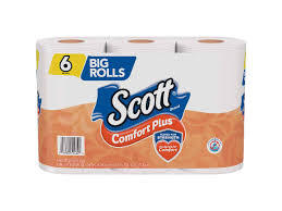 Original Scott ComfortPlus 12 méga rouleaux de papier toilette 1 pli 425 feuilles par rouleau rouleau jumbo souple et lavable pour fosse septique - Product Image 6