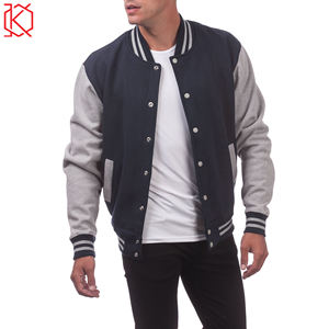 แจ็กเก็ตเบสบอลของผู้ชายสั่งทำลายปักอะนิเมะเลตเทอร์แมนบอมเบอร์ลักษณะกระบวนการเคลือบแบบไม่มีปก - Product Image 3