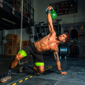 Pantalones cortos de gimnasio para hombre hechos a medida OEM al por mayor con colores personalizados tamaño y logotipo pantalones cortos de gimnasio transpirables de algodón para hombre - Product Image 3