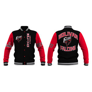 เสื้อแจ็กเก็ตขนสัตว์สำหรับผู้ชายปรับแต่งได้เสื้อแจ็กเก็ตเครื่องแบบฤดูหนาวพิมพ์หมายเลขชื่อและโลโก้ของคุณเอง - Product Image 3