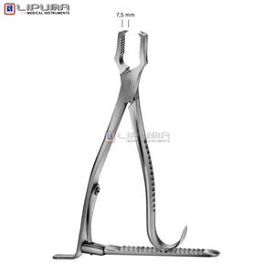 KERN MINI Manual, fórceps de sujeción de hueso de punta de 7,5mm, instrumentos médicos ortopédicos quirúrgicos veterinarios de 155mm de longitud, precio al por mayor - Product Image 2