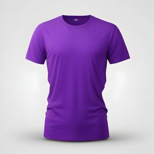 เสื้อยืดสีทึบสำหรับผู้หญิงสั่งทำพิมพ์โลโก้ได้ตามต้องการ - Product Image 1