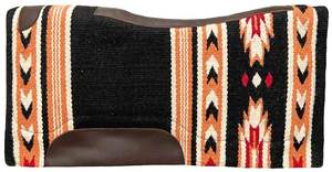 Vente en gros de tapis de selle Western Design contour 100 pour cent de laine néo-zélandaise avec rembourrage en feutre de gel Coussin de cheval confortable - Product Image 6