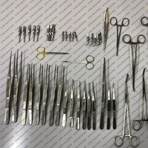High Quality Stainless Steel Basic Vascular Surgery Set 50 PCS Reusable Surgical <b>Instruments</b> Manual ISO 13485 CE Certified A+ - Product Image 5