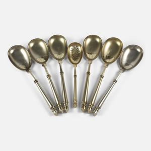 Venta al por mayor de alta resistencia, logotipo personalizado, precio de fábrica, estilo europeo, plata, cuchara pulida antigua, juego de utensilios de cocina para servir - Product Image 6