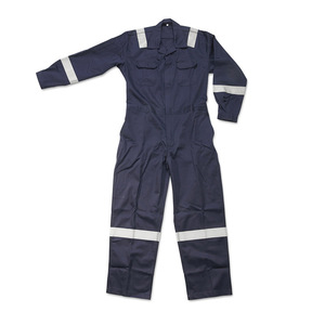 Overol de seguridad con logotipo personalizable, overoles DE TRABAJO ignífugos, material de PP de algodón reflectante, ropa de seguridad contra incendios al por mayor - Product Image 3