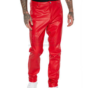 2025 New Style <b>Mens</b> <b>Pants</b> Wholesale Price <b>Men</b> <b>Leather</b> <b>Pants</b> Winter Hot Arrival <b>Leather</b> <b>Pants</b> - Product Image 1