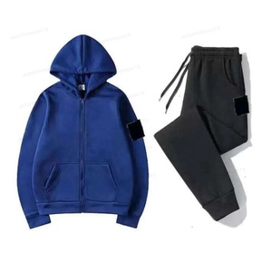 Conjuntos Deportivos de 2 Piezas, Chaqueta Deportiva con Logotipo Personalizado, Pantalones Deportivos, Chándal Deportivo de Invierno con Forro Polar - Product Image 4